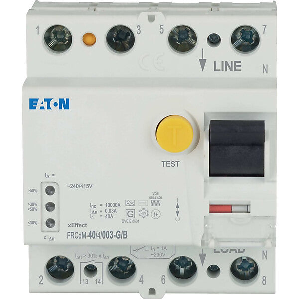 Eaton FI-Schalter 40A 4p 30mA FRCDM-40/4/003-G/B